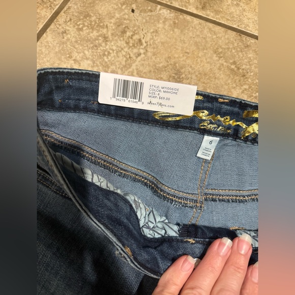 NWT Seven7 Classic Blue Women's Jeans - Picture 2 of 6